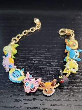 Cute Pokemon Eeveelutions Charm Bracelet — Multicolor